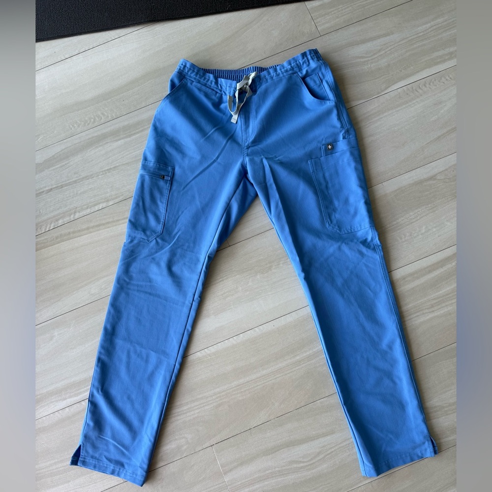 Figs Ceil Blue Yola Skinny Scrub Pants